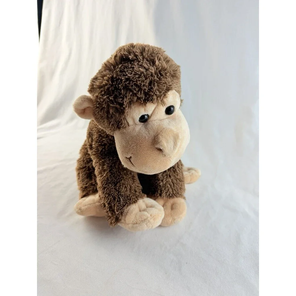 Russ Plush Monkey 12” Brown Tan Stuffed Animal Soft Cuddly Toy Vintage